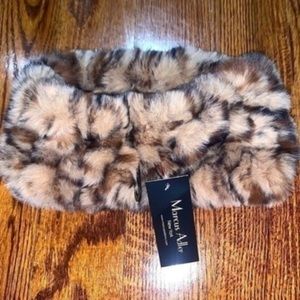 Leopard Faux Fur Headband - NWT​​​​​​​​​​​